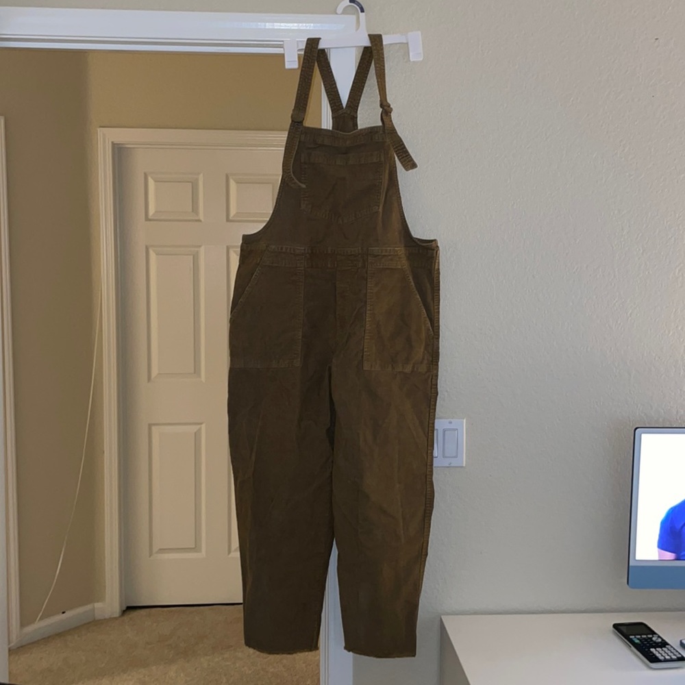 Aerie corduroy overalls